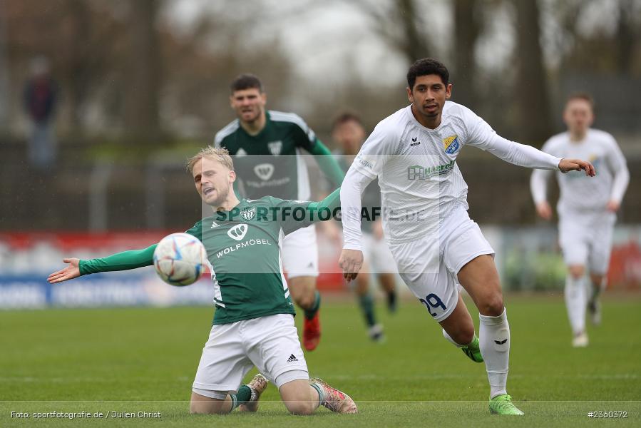 Marco Zietsch, Willy-Sachs-Stadion, Schweinfurt, 15.04.2023, sport, action, Fussball, BFV, 32. Spieltag, Regionalliga Bayern, FCP, FCS, FC Pipinsried, 1. FC Schweinfurt - Bild-ID: 2360372