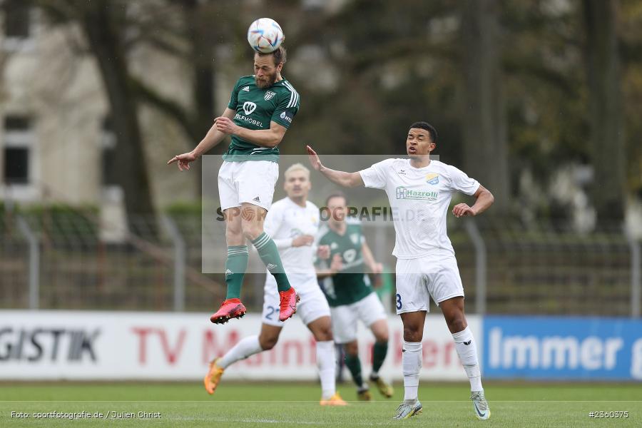 Kristian Böhnlein, Willy-Sachs-Stadion, Schweinfurt, 15.04.2023, sport, action, Fussball, BFV, 32. Spieltag, Regionalliga Bayern, FCP, FCS, FC Pipinsried, 1. FC Schweinfurt - Bild-ID: 2360375