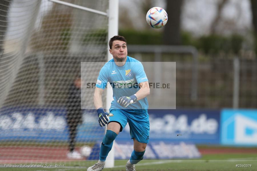 Daniel Witetschek, Willy-Sachs-Stadion, Schweinfurt, 15.04.2023, sport, action, Fussball, BFV, 32. Spieltag, Regionalliga Bayern, FCP, FCS, FC Pipinsried, 1. FC Schweinfurt - Bild-ID: 2360379