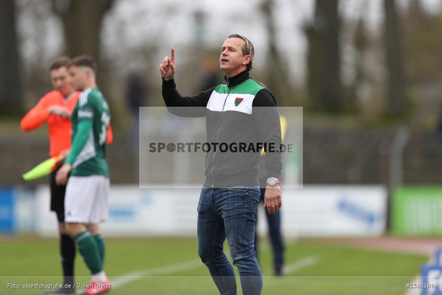 Marc Reitmaier, Willy-Sachs-Stadion, Schweinfurt, 15.04.2023, sport, action, Fussball, BFV, 32. Spieltag, Regionalliga Bayern, FCP, FCS, FC Pipinsried, 1. FC Schweinfurt - Bild-ID: 2360381
