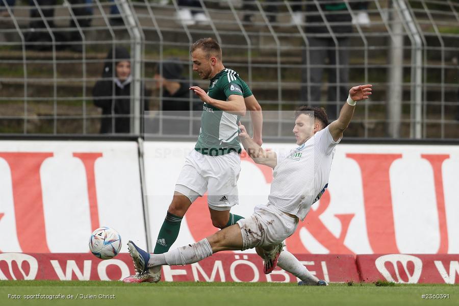 Felix Schwarzholz, Willy-Sachs-Stadion, Schweinfurt, 15.04.2023, sport, action, Fussball, BFV, 32. Spieltag, Regionalliga Bayern, FCP, FCS, FC Pipinsried, 1. FC Schweinfurt - Bild-ID: 2360391