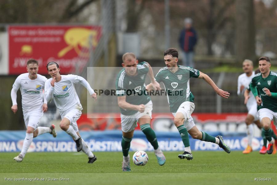 Pascal Moll, Willy-Sachs-Stadion, Schweinfurt, 15.04.2023, sport, action, Fussball, BFV, 32. Spieltag, Regionalliga Bayern, FCP, FCS, FC Pipinsried, 1. FC Schweinfurt - Bild-ID: 2360421
