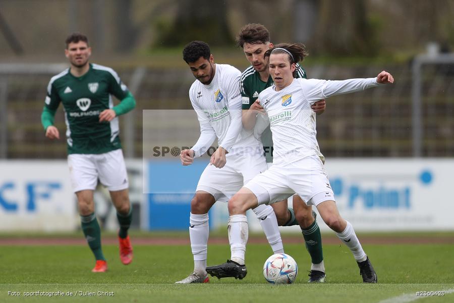 Nikolaus Grotz, Willy-Sachs-Stadion, Schweinfurt, 15.04.2023, sport, action, Fussball, BFV, 32. Spieltag, Regionalliga Bayern, FCP, FCS, FC Pipinsried, 1. FC Schweinfurt - Bild-ID: 2360423