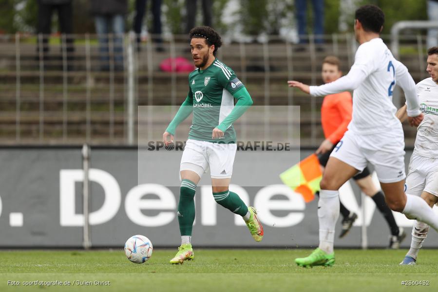 Malik Mc Lemore, Willy-Sachs-Stadion, Schweinfurt, 15.04.2023, sport, action, Fussball, BFV, 32. Spieltag, Regionalliga Bayern, FCP, FCS, FC Pipinsried, 1. FC Schweinfurt - Bild-ID: 2360432