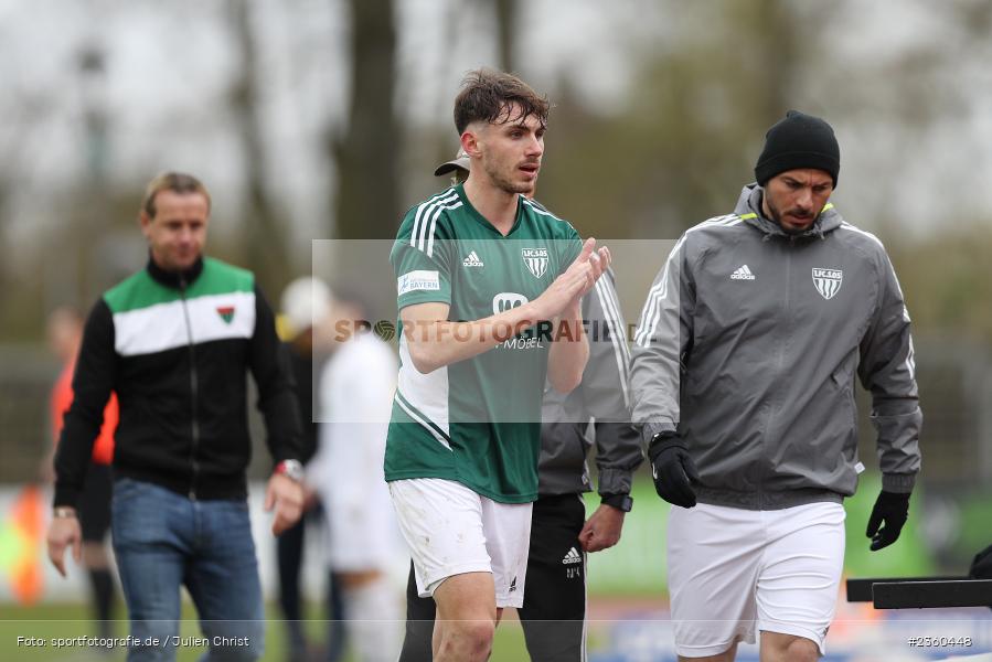 Pascal Moll, Willy-Sachs-Stadion, Schweinfurt, 15.04.2023, sport, action, Fussball, BFV, 32. Spieltag, Regionalliga Bayern, FCP, FCS, FC Pipinsried, 1. FC Schweinfurt - Bild-ID: 2360448