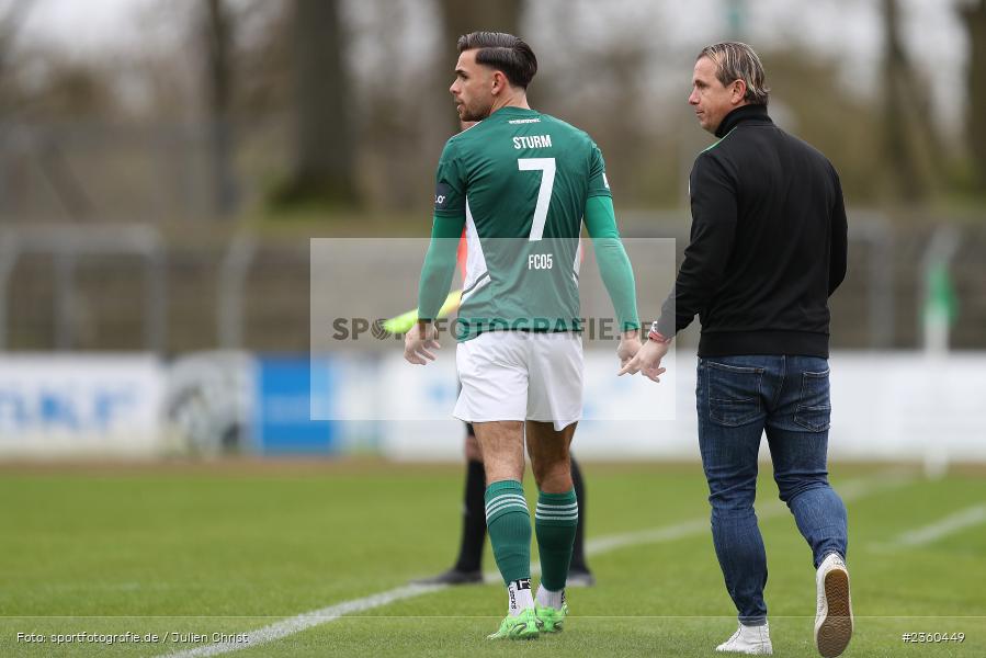 Severo Sturm, Willy-Sachs-Stadion, Schweinfurt, 15.04.2023, sport, action, Fussball, BFV, 32. Spieltag, Regionalliga Bayern, FCP, FCS, FC Pipinsried, 1. FC Schweinfurt - Bild-ID: 2360449