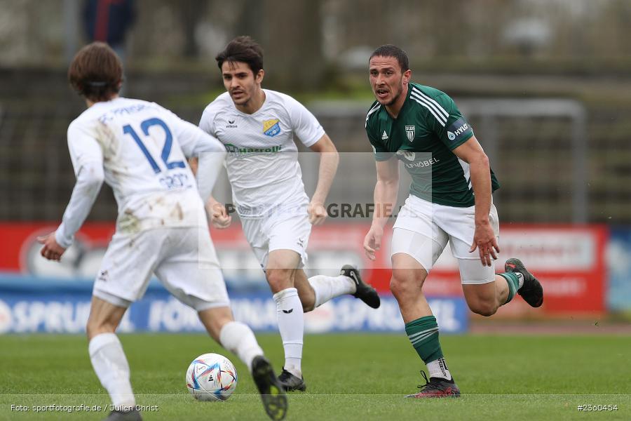 Dominic Noa Schmidt, Willy-Sachs-Stadion, Schweinfurt, 15.04.2023, sport, action, Fussball, BFV, 32. Spieltag, Regionalliga Bayern, FCP, FCS, FC Pipinsried, 1. FC Schweinfurt - Bild-ID: 2360454