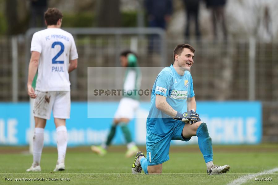 Daniel Witetschek, Willy-Sachs-Stadion, Schweinfurt, 15.04.2023, sport, action, Fussball, BFV, 32. Spieltag, Regionalliga Bayern, FCP, FCS, FC Pipinsried, 1. FC Schweinfurt - Bild-ID: 2360456