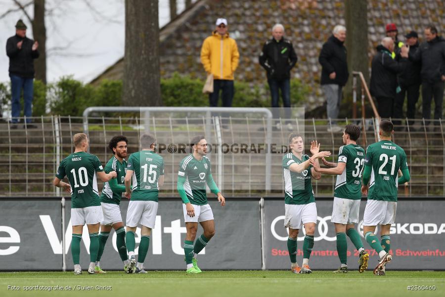 Malik Mc Lemore, Willy-Sachs-Stadion, Schweinfurt, 15.04.2023, sport, action, Fussball, BFV, 32. Spieltag, Regionalliga Bayern, FCP, FCS, FC Pipinsried, 1. FC Schweinfurt - Bild-ID: 2360460