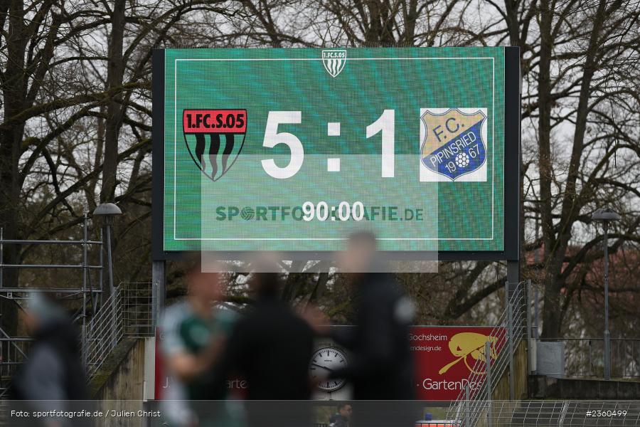 Endstand, Willy-Sachs-Stadion, Schweinfurt, 15.04.2023, sport, action, Fussball, BFV, 32. Spieltag, Regionalliga Bayern, FCP, FCS, FC Pipinsried, 1. FC Schweinfurt - Bild-ID: 2360499