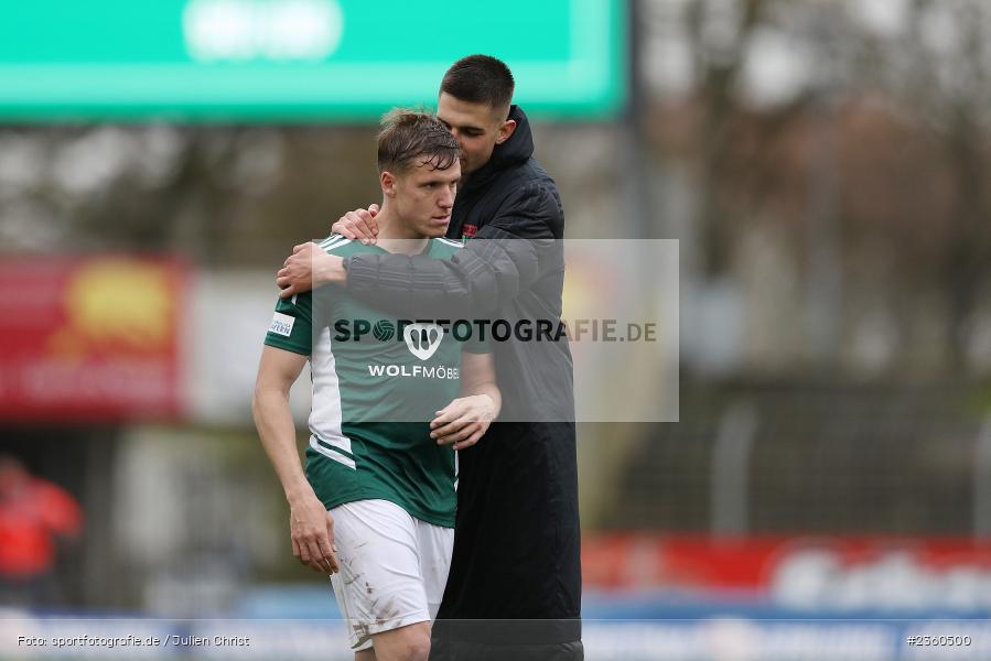 Lukas Aigner, Willy-Sachs-Stadion, Schweinfurt, 15.04.2023, sport, action, Fussball, BFV, 32. Spieltag, Regionalliga Bayern, FCP, FCS, FC Pipinsried, 1. FC Schweinfurt - Bild-ID: 2360500