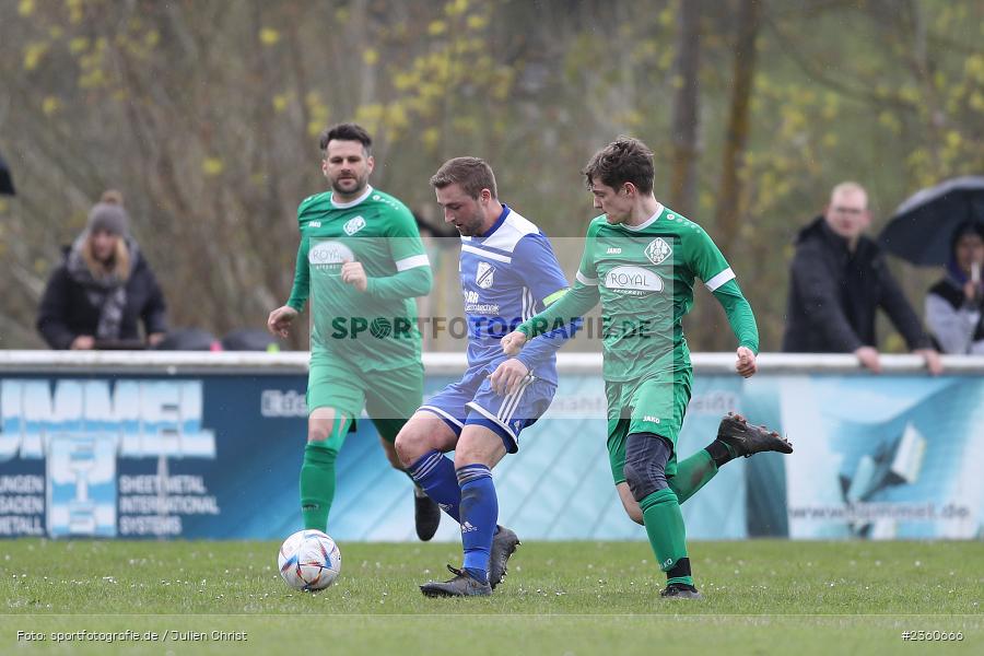Leon Leibold, Sportgelände, Karlstadt, 16.04.2023, sport, action, Fussball, BFV, Kreisliga Würzburg, TSV, FVK, TSV Duttenbrunn, FV Karlstadt - Bild-ID: 2360666