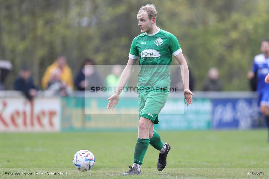 Mika Beckert, Sportgelände, Karlstadt, 16.04.2023, sport, action, Fussball, BFV, Kreisliga Würzburg, TSV, FVK, TSV Duttenbrunn, FV Karlstadt - Bild-ID: 2360672 Mika Beckert, Sportgelände, Karlstadt, 16.04.2023, sport, action, Fussball, BFV, Kreisliga Würzburg, TSV, FVK, TSV Duttenbrunn, FV Karlstadt - Bild-ID: 2360672