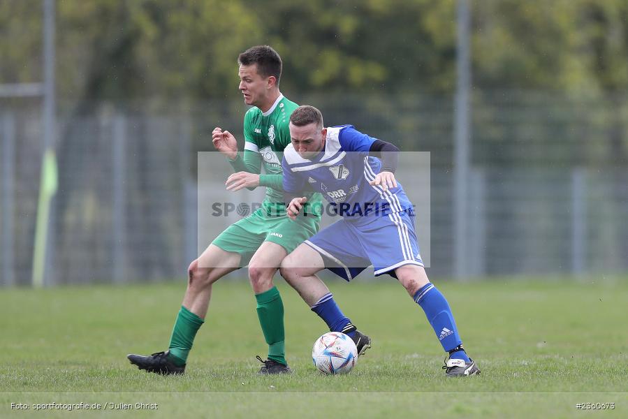 Philipp Knorr, Sportgelände, Karlstadt, 16.04.2023, sport, action, Fussball, BFV, Kreisliga Würzburg, TSV, FVK, TSV Duttenbrunn, FV Karlstadt - Bild-ID: 2360673