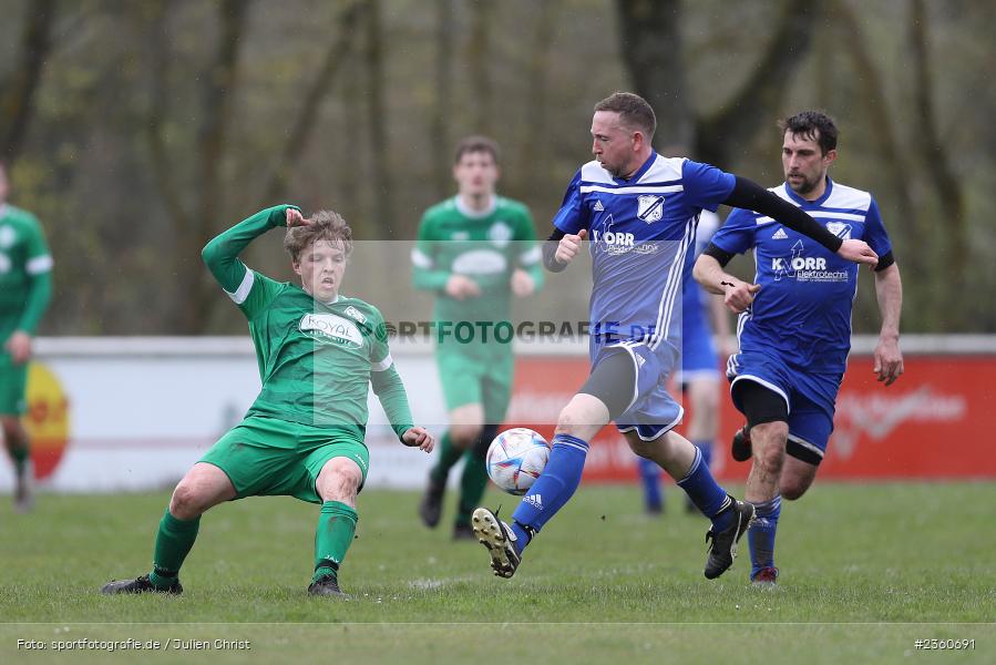 Philipp Knorr, Sportgelände, Karlstadt, 16.04.2023, sport, action, Fussball, BFV, Kreisliga Würzburg, TSV, FVK, TSV Duttenbrunn, FV Karlstadt - Bild-ID: 2360691