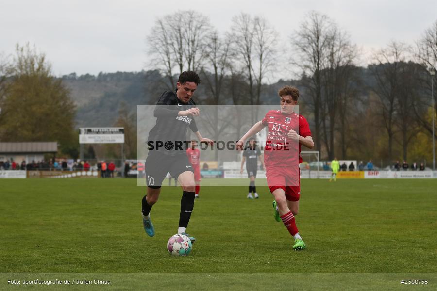 Jan Martin, Sportgelände, Karlburg, 18.04.2023, sport, action, Fussball, BFV, 32. Spieltag, Landesliga Nordwest, FCF, TSV, FC Fuchsstadt, TSV Karlburg - Bild-ID: 2360738
