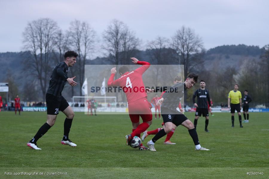 Nico Kuß, Sportgelände, Karlburg, 18.04.2023, sport, action, Fussball, BFV, 32. Spieltag, Landesliga Nordwest, FCF, TSV, FC Fuchsstadt, TSV Karlburg - Bild-ID: 2360740