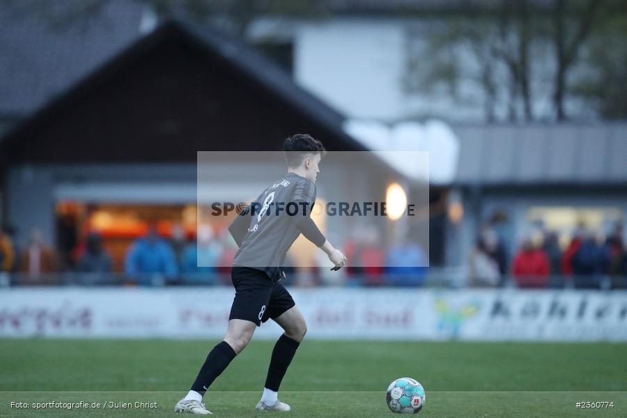 Nico Kuß, Sportgelände, Karlburg, 18.04.2023, sport, action, Fussball, BFV, 32. Spieltag, Landesliga Nordwest, FCF, TSV, FC Fuchsstadt, TSV Karlburg - Bild-ID: 2360774 Nico Kuß, Sportgelände, Karlburg, 18.04.2023, sport, action, Fussball, BFV, 32. Spieltag, Landesliga Nordwest, FCF, TSV, FC Fuchsstadt, TSV Karlburg - Bild-ID: 2360774