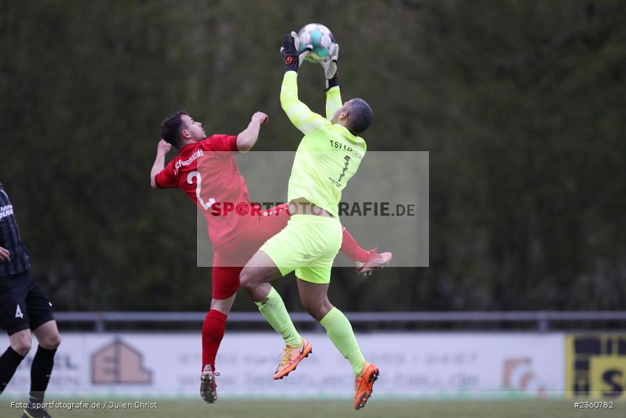 Marvin Fischer-Vallecilla, Sportgelände, Karlburg, 18.04.2023, sport, action, Fussball, BFV, 32. Spieltag, Landesliga Nordwest, FCF, TSV, FC Fuchsstadt, TSV Karlburg - Bild-ID: 2360782 Marvin Fischer-Vallecilla, Sportgelände, Karlburg, 18.04.2023, sport, action, Fussball, BFV, 32. Spieltag, Landesliga Nordwest, FCF, TSV, FC Fuchsstadt, TSV Karlburg - Bild-ID: 2360782