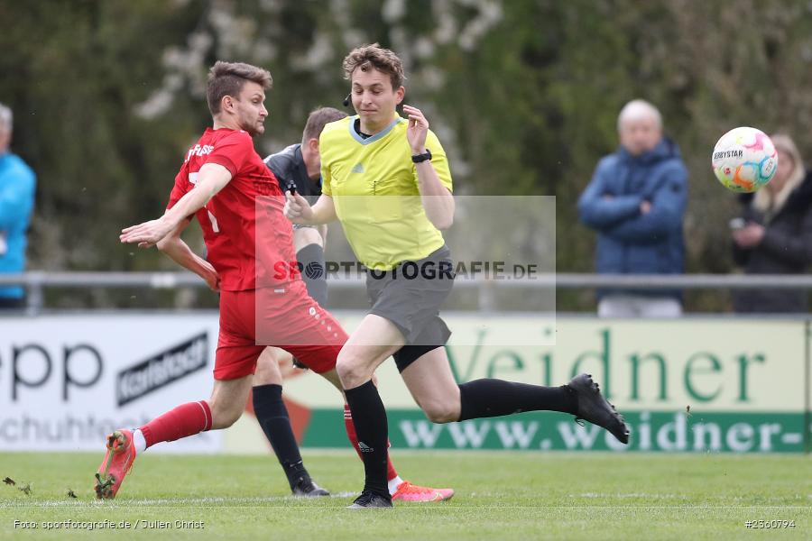David Wagner, Sportgelände, Karlburg, 18.04.2023, sport, action, Fussball, BFV, 32. Spieltag, Landesliga Nordwest, FCF, TSV, FC Fuchsstadt, TSV Karlburg - Bild-ID: 2360794