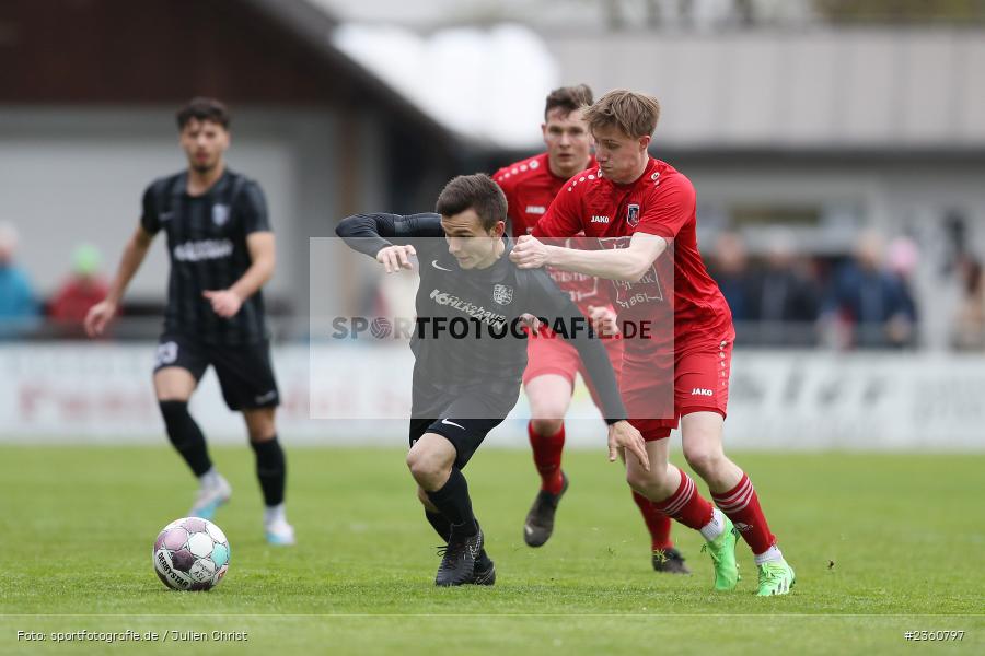 Paul Karle, Sportgelände, Karlburg, 18.04.2023, sport, action, Fussball, BFV, 32. Spieltag, Landesliga Nordwest, FCF, TSV, FC Fuchsstadt, TSV Karlburg - Bild-ID: 2360797