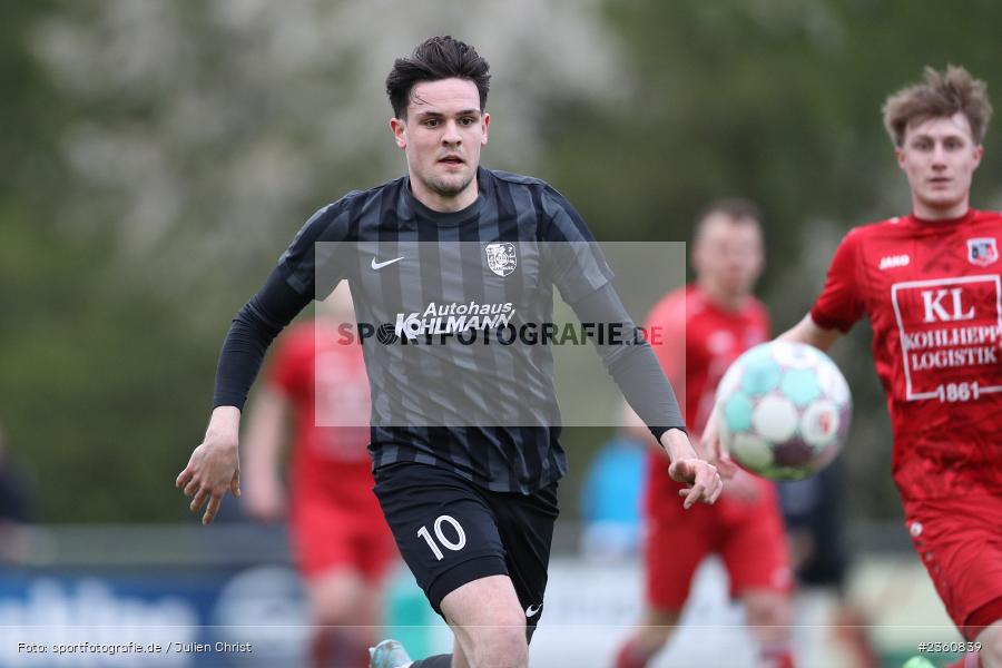 Jan Martin, Sportgelände, Karlburg, 18.04.2023, sport, action, Fussball, BFV, 32. Spieltag, Landesliga Nordwest, FCF, TSV, FC Fuchsstadt, TSV Karlburg - Bild-ID: 2360839 Jan Martin, Sportgelände, Karlburg, 18.04.2023, sport, action, Fussball, BFV, 32. Spieltag, Landesliga Nordwest, FCF, TSV, FC Fuchsstadt, TSV Karlburg - Bild-ID: 2360839
