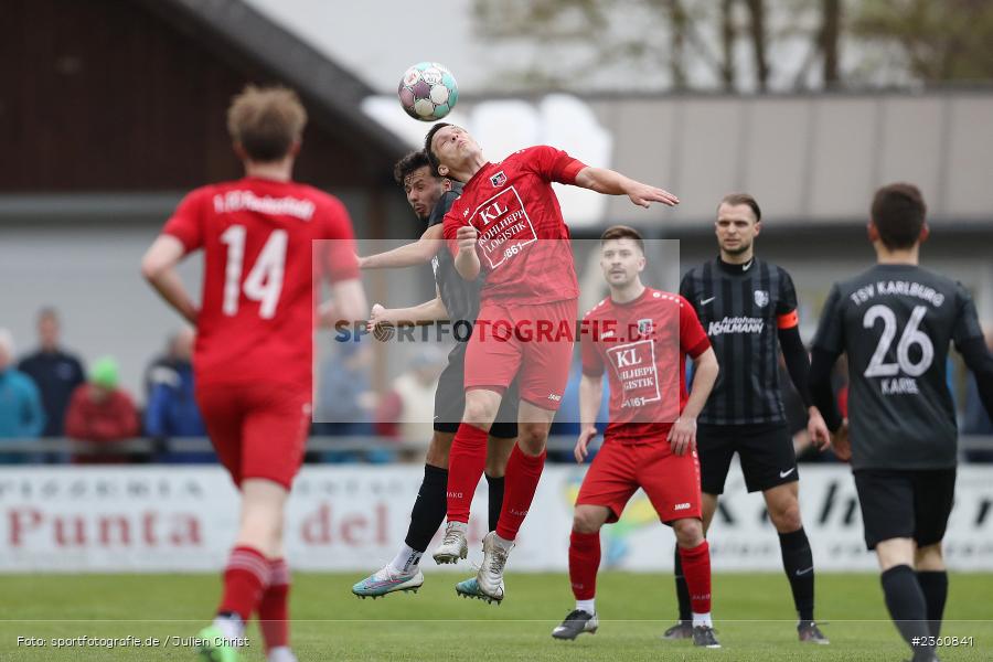 Marcel Frank, Sportgelände, Karlburg, 18.04.2023, sport, action, Fussball, BFV, 32. Spieltag, Landesliga Nordwest, FCF, TSV, FC Fuchsstadt, TSV Karlburg - Bild-ID: 2360841 Marcel Frank, Sportgelände, Karlburg, 18.04.2023, sport, action, Fussball, BFV, 32. Spieltag, Landesliga Nordwest, FCF, TSV, FC Fuchsstadt, TSV Karlburg - Bild-ID: 2360841