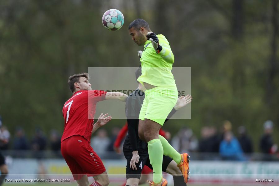 Marvin Fischer-Vallecilla, Sportgelände, Karlburg, 18.04.2023, sport, action, Fussball, BFV, 32. Spieltag, Landesliga Nordwest, FCF, TSV, FC Fuchsstadt, TSV Karlburg - Bild-ID: 2360842 Marvin Fischer-Vallecilla, Sportgelände, Karlburg, 18.04.2023, sport, action, Fussball, BFV, 32. Spieltag, Landesliga Nordwest, FCF, TSV, FC Fuchsstadt, TSV Karlburg - Bild-ID: 2360842