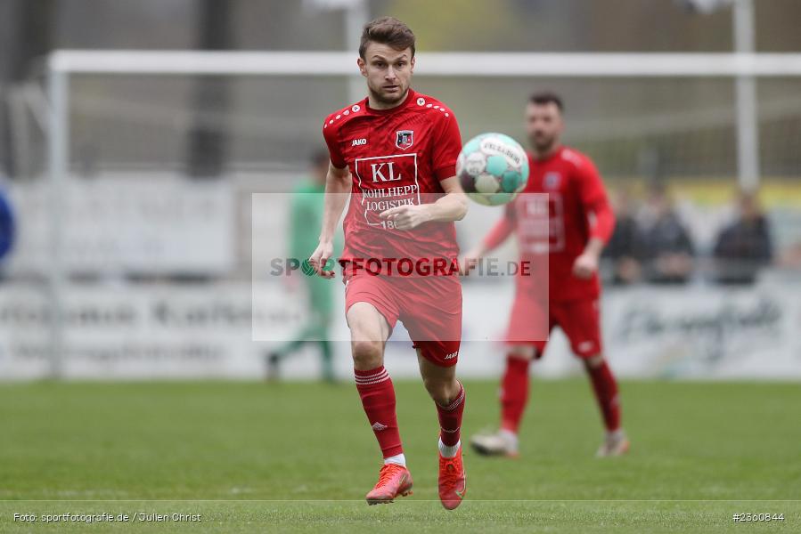 Dominik Halbig, Sportgelände, Karlburg, 18.04.2023, sport, action, Fussball, BFV, 32. Spieltag, Landesliga Nordwest, FCF, TSV, FC Fuchsstadt, TSV Karlburg - Bild-ID: 2360844 Dominik Halbig, Sportgelände, Karlburg, 18.04.2023, sport, action, Fussball, BFV, 32. Spieltag, Landesliga Nordwest, FCF, TSV, FC Fuchsstadt, TSV Karlburg - Bild-ID: 2360844