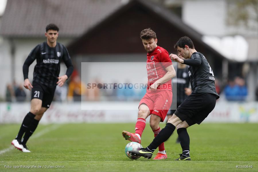 Dominik Halbig, Sportgelände, Karlburg, 18.04.2023, sport, action, Fussball, BFV, 32. Spieltag, Landesliga Nordwest, FCF, TSV, FC Fuchsstadt, TSV Karlburg - Bild-ID: 2360845 Dominik Halbig, Sportgelände, Karlburg, 18.04.2023, sport, action, Fussball, BFV, 32. Spieltag, Landesliga Nordwest, FCF, TSV, FC Fuchsstadt, TSV Karlburg - Bild-ID: 2360845
