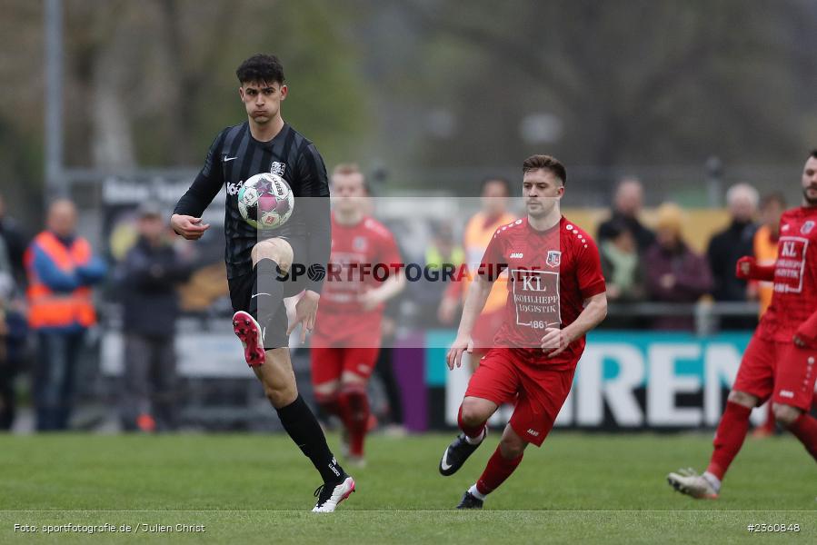 Max Lambrecht, Sportgelände, Karlburg, 18.04.2023, sport, action, Fussball, BFV, 32. Spieltag, Landesliga Nordwest, FCF, TSV, FC Fuchsstadt, TSV Karlburg - Bild-ID: 2360848