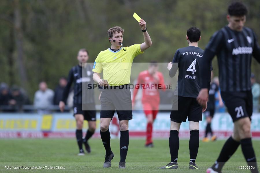 David Wagner, Sportgelände, Karlburg, 18.04.2023, sport, action, Fussball, BFV, 32. Spieltag, Landesliga Nordwest, FCF, TSV, FC Fuchsstadt, TSV Karlburg - Bild-ID: 2360856