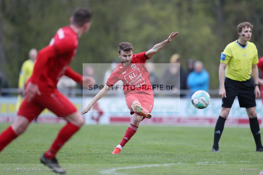 Dominik Halbig, Sportgelände, Karlburg, 18.04.2023, sport, action, Fussball, BFV, 32. Spieltag, Landesliga Nordwest, FCF, TSV, FC Fuchsstadt, TSV Karlburg - Bild-ID: 2360860