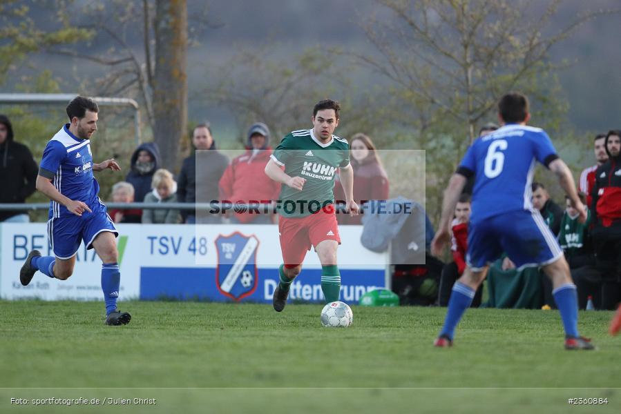 Niklas Dornbusch, Sportgelände, Duttenbrunn, 19.04.2023, sport, action, Fussball, BFV, Kreisliga Würzburg, 24. Spieltag, HOM, TSV, TSV Homburg, TSV Duttenbrunn - Bild-ID: 2360884