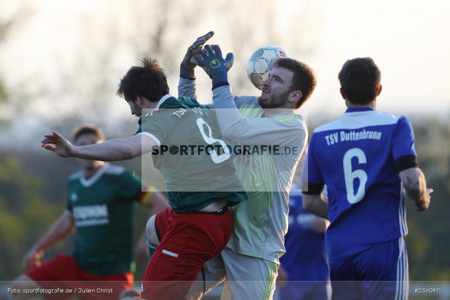 Patrick Luger, Sportgelände, Duttenbrunn, 19.04.2023, sport, action, Fussball, BFV, Kreisliga Würzburg, 24. Spieltag, HOM, TSV, TSV Homburg, TSV Duttenbrunn - Bild-ID: 2360911