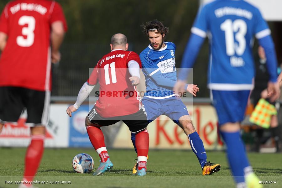 Kevin Engert, Sportgelände, Lohr am Main, 19.04.2023, sport, action, Fussball, BFV, Bezirksliga Unterfranken West, 24. Spieltag, KLE, TSV, TSV Kleinrinderfeld, TSV Lohr - Bild-ID: 2360974