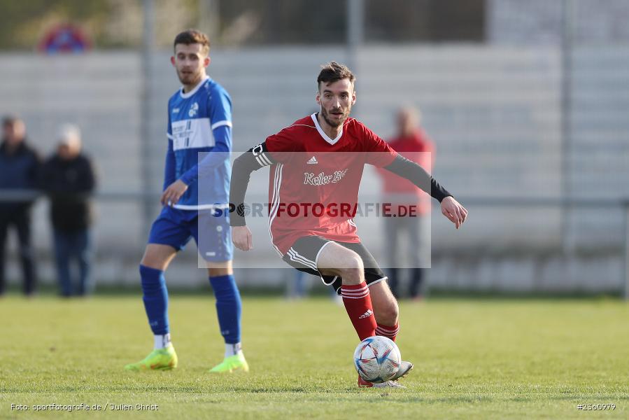 Julian Genheimer, Sportgelände, Lohr am Main, 19.04.2023, sport, action, Fussball, BFV, Bezirksliga Unterfranken West, 24. Spieltag, KLE, TSV, TSV Kleinrinderfeld, TSV Lohr - Bild-ID: 2360979