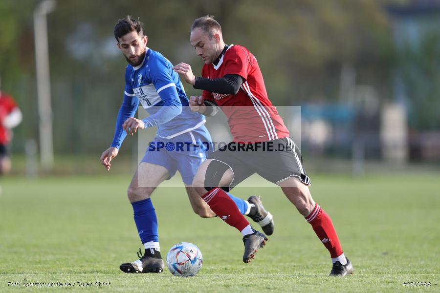 Fabian Lurz, Sportgelände, Lohr am Main, 19.04.2023, sport, action, Fussball, BFV, Bezirksliga Unterfranken West, 24. Spieltag, KLE, TSV, TSV Kleinrinderfeld, TSV Lohr - Bild-ID: 2360988