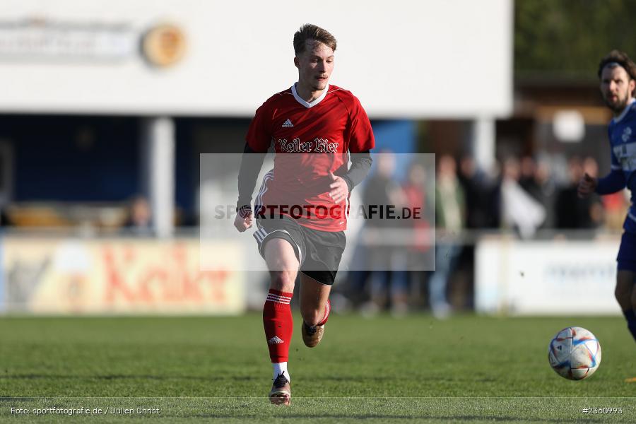 Tim Wagner, Sportgelände, Lohr am Main, 19.04.2023, sport, action, Fussball, BFV, Bezirksliga Unterfranken West, 24. Spieltag, KLE, TSV, TSV Kleinrinderfeld, TSV Lohr - Bild-ID: 2360993