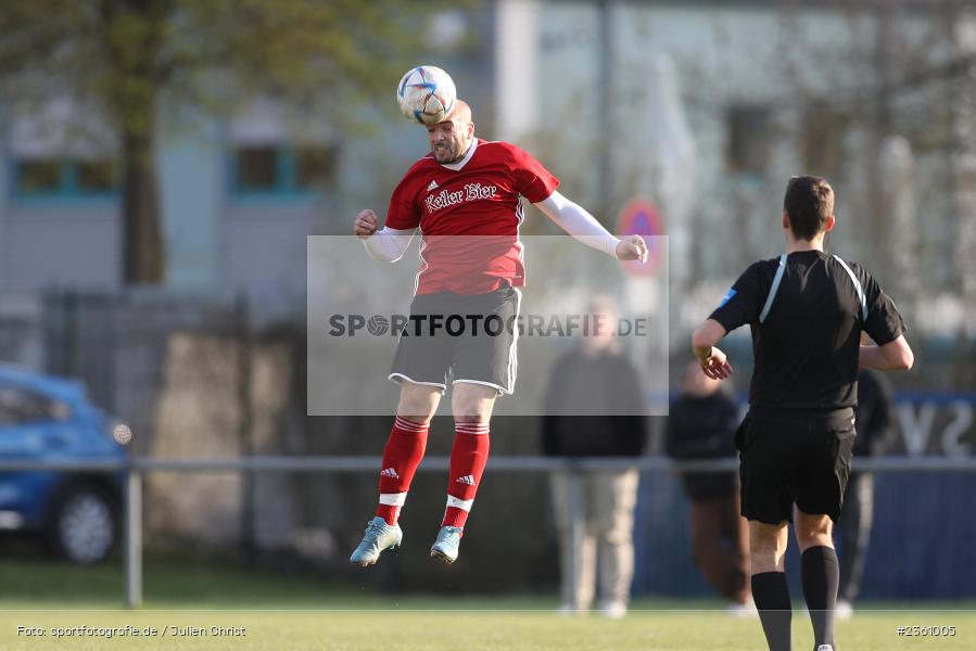 Ardit Bytyqi, Sportgelände, Lohr am Main, 19.04.2023, sport, action, Fussball, BFV, Bezirksliga Unterfranken West, 24. Spieltag, KLE, TSV, TSV Kleinrinderfeld, TSV Lohr - Bild-ID: 2361005