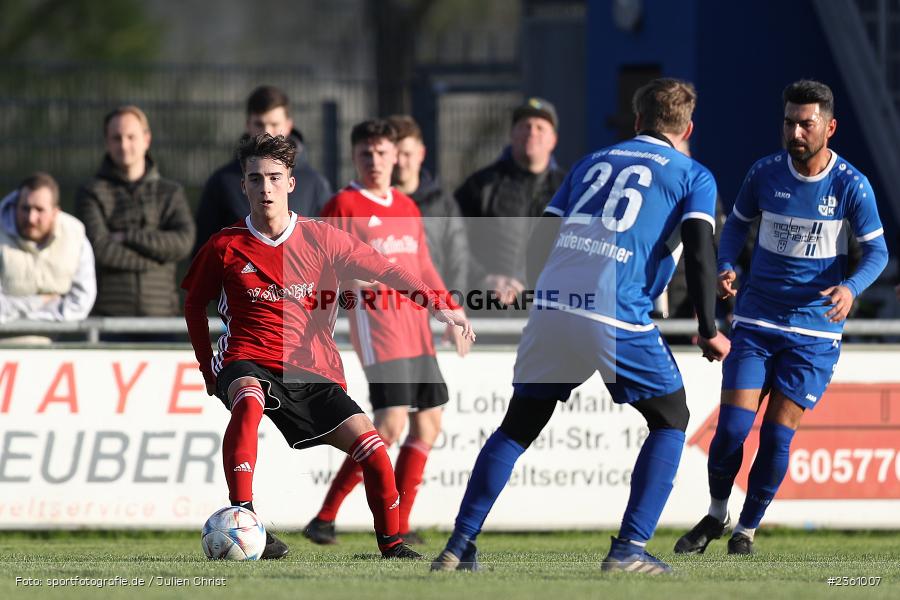 Alessio Martello, Sportgelände, Lohr am Main, 19.04.2023, sport, action, Fussball, BFV, Bezirksliga Unterfranken West, 24. Spieltag, KLE, TSV, TSV Kleinrinderfeld, TSV Lohr - Bild-ID: 2361007 Alessio Martello, Sportgelände, Lohr am Main, 19.04.2023, sport, action, Fussball, BFV, Bezirksliga Unterfranken West, 24. Spieltag, KLE, TSV, TSV Kleinrinderfeld, TSV Lohr - Bild-ID: 2361007