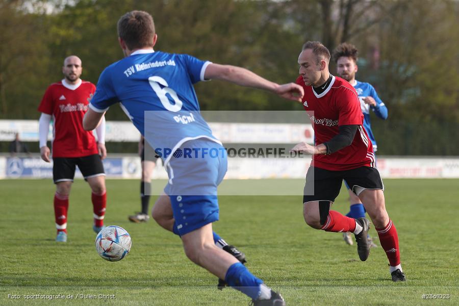 Fabian Lurz, Sportgelände, Lohr am Main, 19.04.2023, sport, action, Fussball, BFV, Bezirksliga Unterfranken West, 24. Spieltag, KLE, TSV, TSV Kleinrinderfeld, TSV Lohr - Bild-ID: 2361023