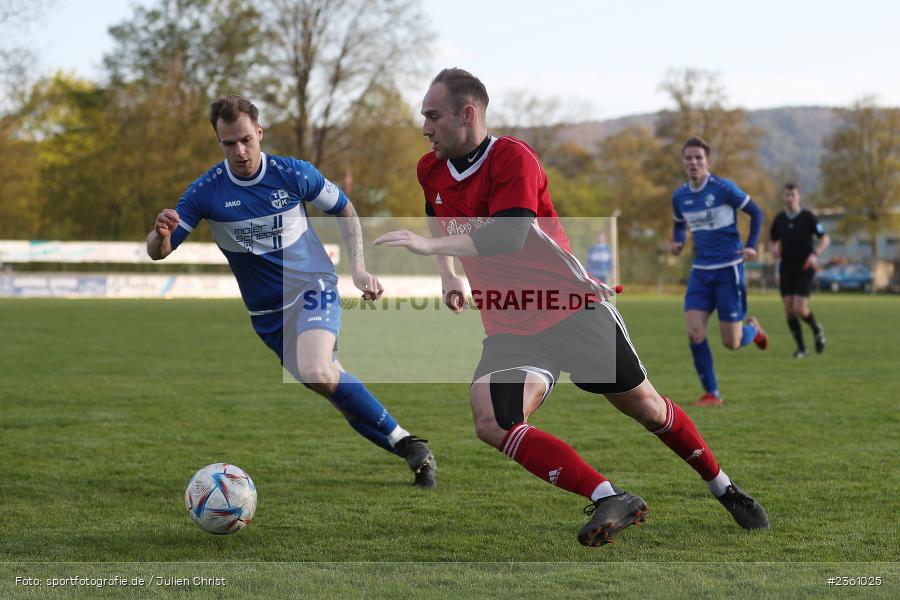Fabian Lurz, Sportgelände, Lohr am Main, 19.04.2023, sport, action, Fussball, BFV, Bezirksliga Unterfranken West, 24. Spieltag, KLE, TSV, TSV Kleinrinderfeld, TSV Lohr - Bild-ID: 2361025