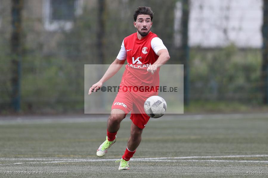 Emre Uyanik, Hans-Stumpf-Sportanlage, Würzburg, 22.04.2023, sport, action, Fussball, BFV, Landesliga Nordwest, 33. Spieltag, VAT, TGH, SV Vatan Spor Aschaffenburg, TG Höchberg - Bild-ID: 2361036 Emre Uyanik, Hans-Stumpf-Sportanlage, Würzburg, 22.04.2023, sport, action, Fussball, BFV, Landesliga Nordwest, 33. Spieltag, VAT, TGH, SV Vatan Spor Aschaffenburg, TG Höchberg - Bild-ID: 2361036