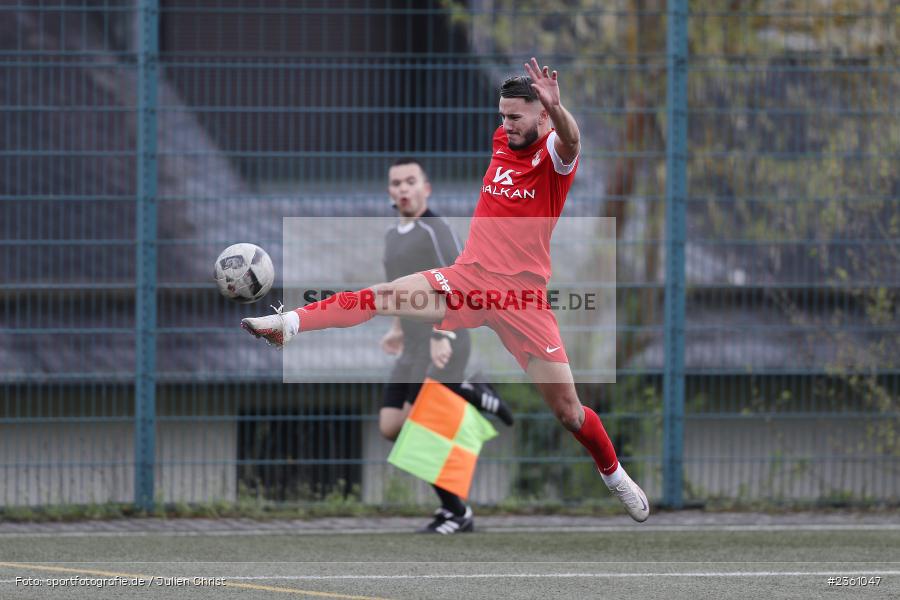 Adin Ferizovic, Hans-Stumpf-Sportanlage, Würzburg, 22.04.2023, sport, action, Fussball, BFV, Landesliga Nordwest, 33. Spieltag, VAT, TGH, SV Vatan Spor Aschaffenburg, TG Höchberg - Bild-ID: 2361047