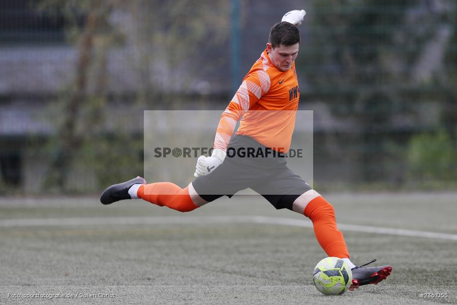 Leon Schultheiß, Hans-Stumpf-Sportanlage, Würzburg, 22.04.2023, sport, action, Fussball, BFV, Landesliga Nordwest, 33. Spieltag, VAT, TGH, SV Vatan Spor Aschaffenburg, TG Höchberg - Bild-ID: 2361055