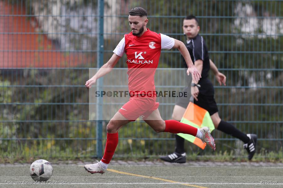 Adin Ferizovic, Hans-Stumpf-Sportanlage, Würzburg, 22.04.2023, sport, action, Fussball, BFV, Landesliga Nordwest, 33. Spieltag, VAT, TGH, SV Vatan Spor Aschaffenburg, TG Höchberg - Bild-ID: 2361069
