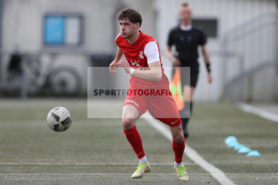 Hendrik Ehmann, Hans-Stumpf-Sportanlage, Würzburg, 22.04.2023, sport, action, Fussball, BFV, Landesliga Nordwest, 33. Spieltag, VAT, TGH, SV Vatan Spor Aschaffenburg, TG Höchberg - Bild-ID: 2361100 Hendrik Ehmann, Hans-Stumpf-Sportanlage, Würzburg, 22.04.2023, sport, action, Fussball, BFV, Landesliga Nordwest, 33. Spieltag, VAT, TGH, SV Vatan Spor Aschaffenburg, TG Höchberg - Bild-ID: 2361100