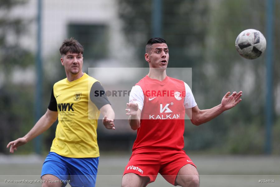 Engin Arslan, Hans-Stumpf-Sportanlage, Würzburg, 22.04.2023, sport, action, Fussball, BFV, Landesliga Nordwest, 33. Spieltag, VAT, TGH, SV Vatan Spor Aschaffenburg, TG Höchberg - Bild-ID: 2361114