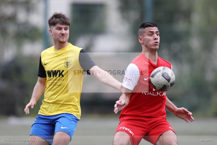 Engin Arslan, Hans-Stumpf-Sportanlage, Würzburg, 22.04.2023, sport, action, Fussball, BFV, Landesliga Nordwest, 33. Spieltag, VAT, TGH, SV Vatan Spor Aschaffenburg, TG Höchberg - Bild-ID: 2361115